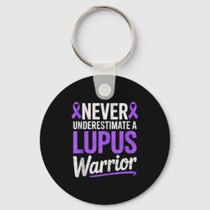 Lupus-Krieger-Unterschätzungs-Bewusstseins-Schleif Schlüsselanhänger