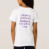 Lupus Lila Awareness Ribbon Angel Custom Shirt (Rückseite)