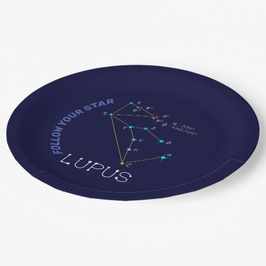 Lupus Pappteller (Schrägansicht)