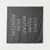 Lupus pilum mutat non mentem wandteppich (Vorderseite (Horizontal))