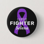 Lupus Ribbon Black Button (Vorderseite)