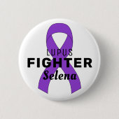 Lupus Ribbon White Button (Vorderseite)