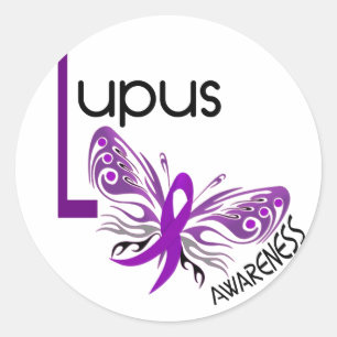 Lupus SCHMETTERLING 3,1 Runder Aufkleber