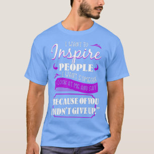 Lupus Schmetterling Rash Cure Lila Rippe T-Shirt