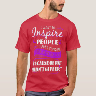Lupus Schmetterling Rash Cure Lila Rippe T-Shirt