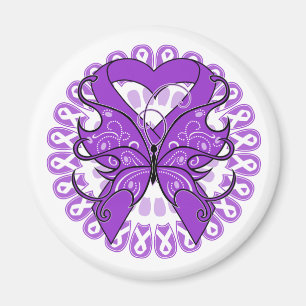 Lupus-Schmetterlings-Kreis der Bänder Magnet