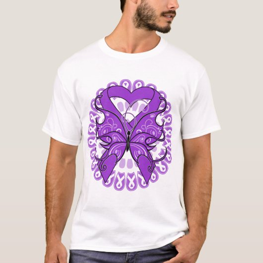 Lupus-Schmetterlings-Kreis der Bänder T-Shirt (Vorderseite)