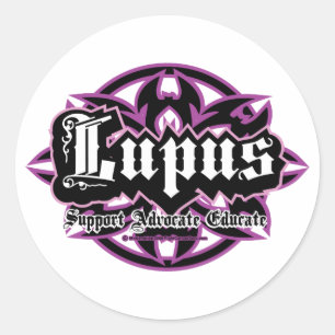 Lupus Stammes- Runder Aufkleber