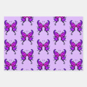 Lupus Support Wrapping Paper Gift Wrap Butterfly Geschenkpapier Set (Vorderseite 3)