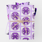 Lupus Support Wrapping Paper Gift Wrap Butterfly Geschenkpapier Set (Beispiel)