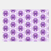 Lupus Support Wrapping Paper Gift Wrap Butterfly Geschenkpapier Set (Vorderseite)