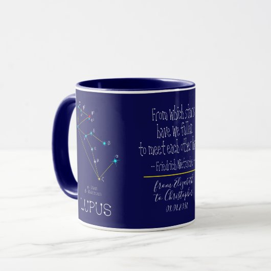 Lupus Tasse (Vorderseite Links)