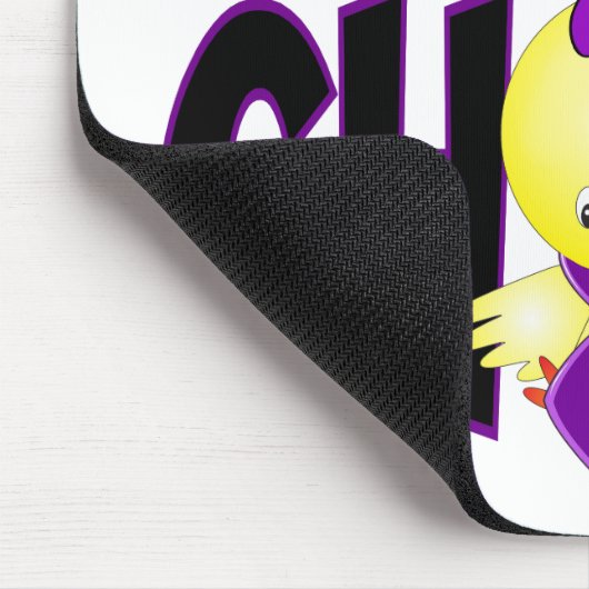 Lupus verwirrt mit dem falschen Küken Mousepad (Ecke)