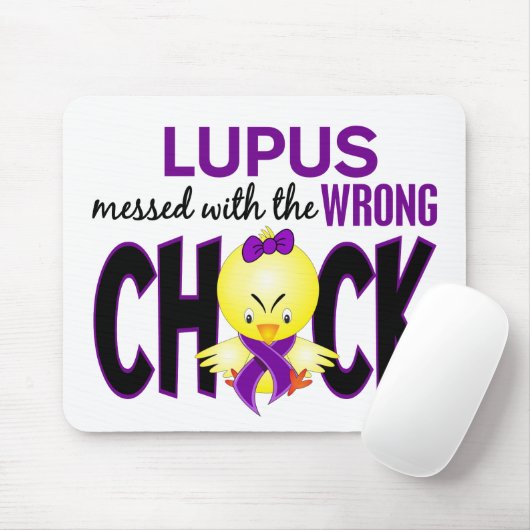 Lupus verwirrt mit dem falschen Küken Mousepad (Mit Mouse)