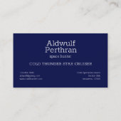 Lupus Visitenkarte (Rückseite)