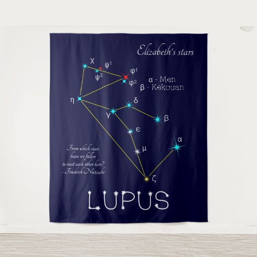 Lupus Wandteppich (Vorderseite)