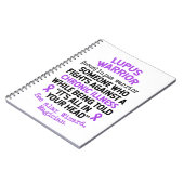 Lupus Warrior Definition Notizblock (Linke Seite)