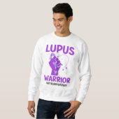 LUPUS WARRIOR Lila, kundenspezifische Sensibilisie Sweatshirt (Vorne ganz)