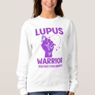 LUPUS WARRIOR Lila, kundenspezifische Sensibilisie Sweatshirt