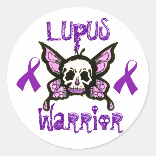 Lupus Warrior Sticker (Vorderseite)