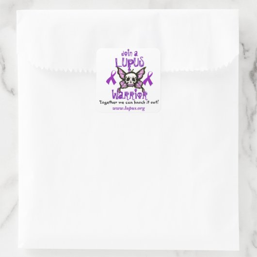 Lupus Warrior Sticker (Tasche)