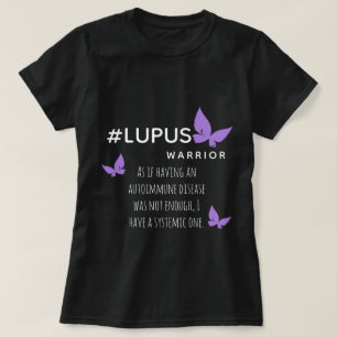 Lupus Warrior Strong Girl Fun Zitat T-Shirt