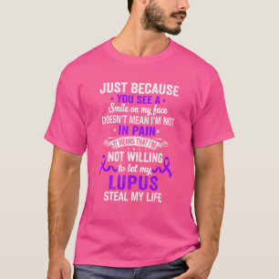 Lupus Warrior T-Shirts Lupus Sensibilisierungsmona