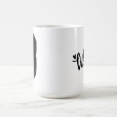 Lupus Warrior Tasse – handgeschriebener Wolf-Zitat (Mittel)
