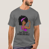 Lupus Warrior Unzerbrechlich starke weibliche Bewu T-Shirt (Vorderseite)