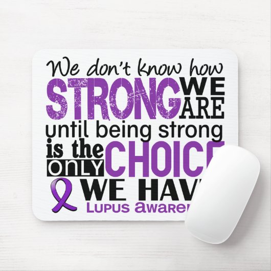 Lupus, wie stark wir sind mousepad (Mit Mouse)