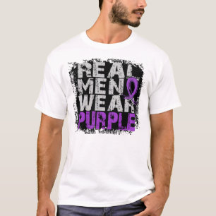 Lupus-wirkliche Mann-Abnutzung lila T-Shirt