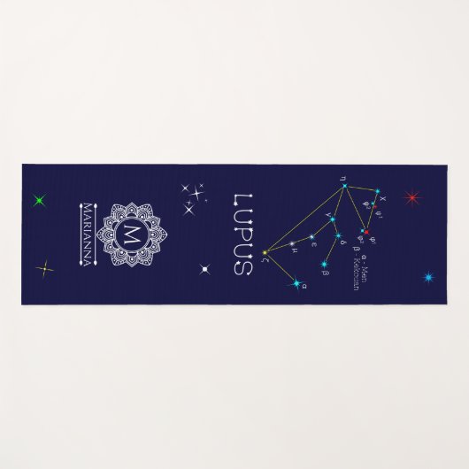 Lupus Yogamatte (Vorderseite (Horizontal))