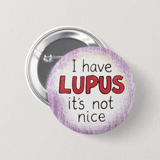 Lupuserkrankung Button (Vorne & Hinten)