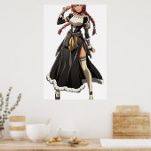 Lupusregina Beta Overlord AnimeManga Poster (Küche)