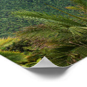 Luquiller Berge mit Blick auf die Küste Puerto Ric Poster (Ecke)
