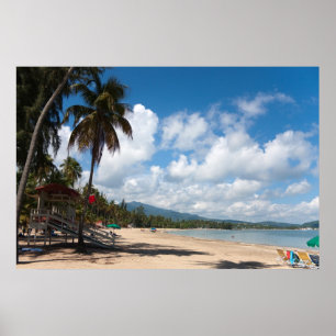 Luquillo Beach Puerto Rico Poster