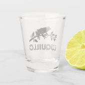 Luquillo, Puerto Rico Schnapsglas (Rückseite)