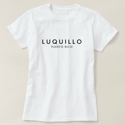 Luquillo Puerto Rico T-Shirt (Design vorne)