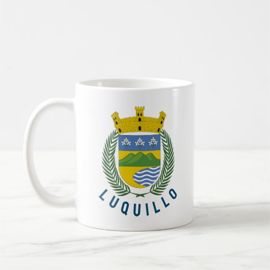 Luquillo Wappen - Puerto Rico Kaffeetasse (Links)