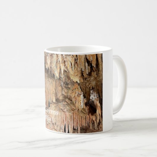 Luray Caverns in Virginia Kaffeetasse (VorderseiteRechts)