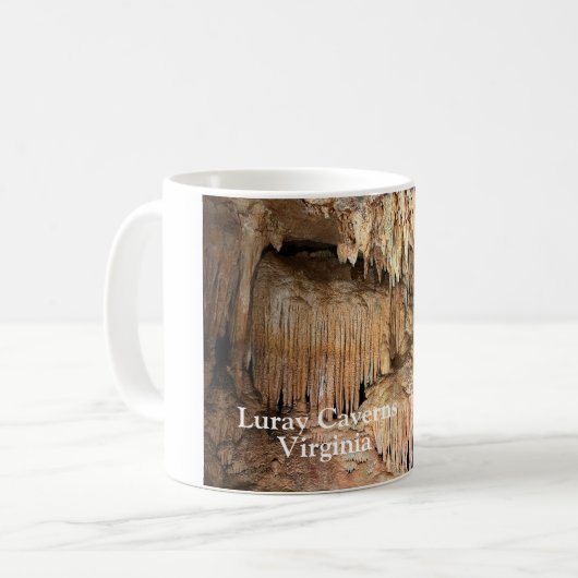 Luray Caverns in Virginia Kaffeetasse (Vorderseite Links)