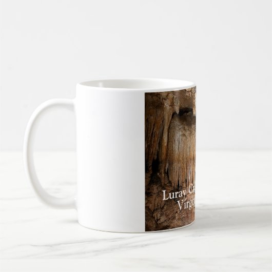 Luray Caverns in Virginia Kaffeetasse (Links)