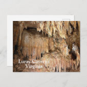 Luray Caverns in Virginia Postkarte (Vorne/Hinten)