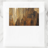 Luray Caverns Rechteckiger Aufkleber (Tasche)