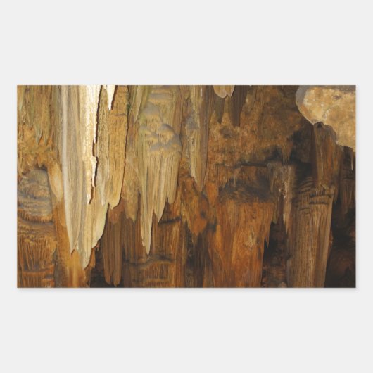 Luray Caverns Rechteckiger Aufkleber (Vorderseite)