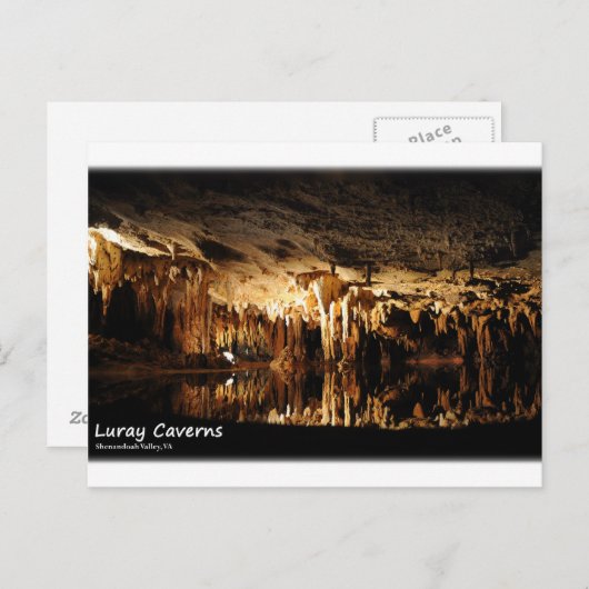 Luray Caverns, Shenandoah Valley Virginia Postkarte (Vorne/Hinten)