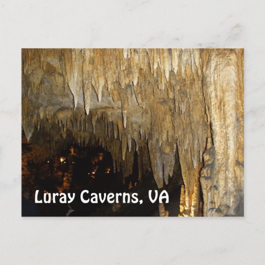 Luray Caverns, VA Postkarte (Vorderseite)