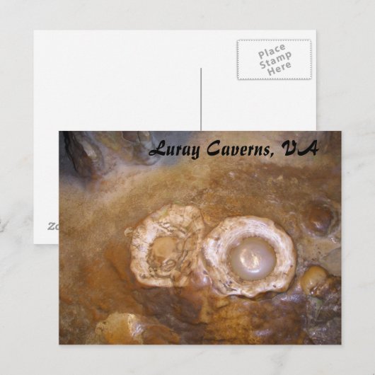Luray Caverns, VA Postkarte (Vorne/Hinten)