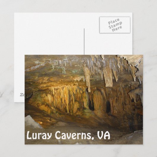 Luray Caverns, VA Postkarte (Vorne/Hinten)