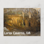 Luray Caverns, VA Postkarte (Vorderseite)